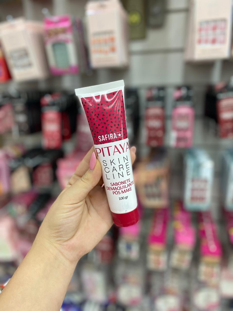 Sabonete Demaquilante Pós Make Pitaya Safira