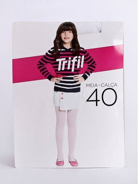 Meia Calça Infantil Fio 40- Branca P