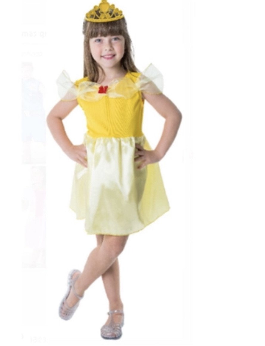 Fantasia Princesa Amarela