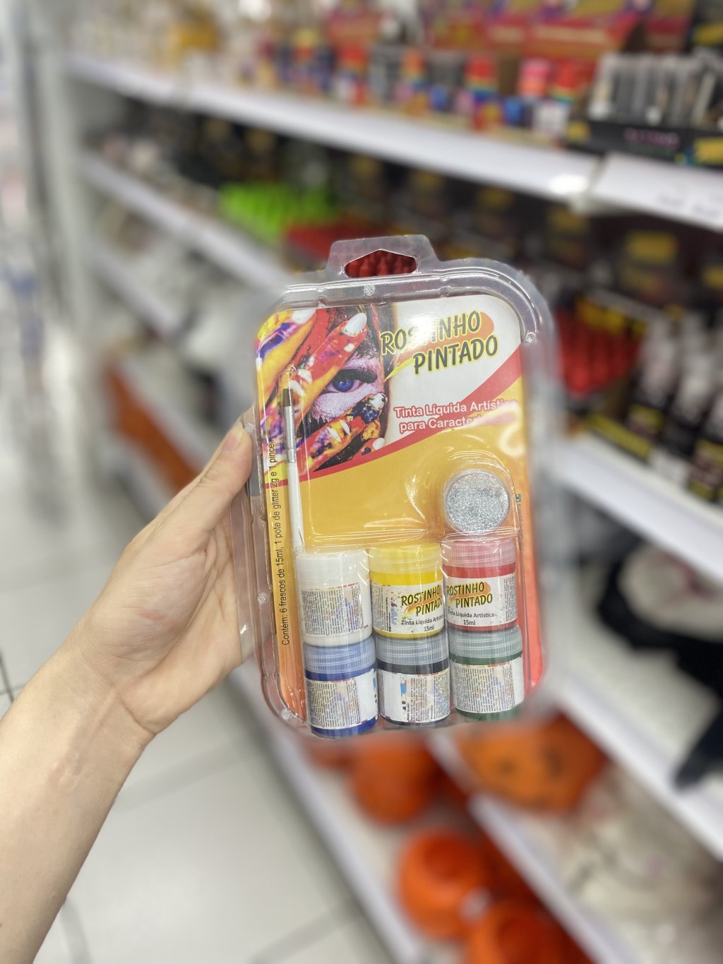 Tinta líquida Artística para caracterização 