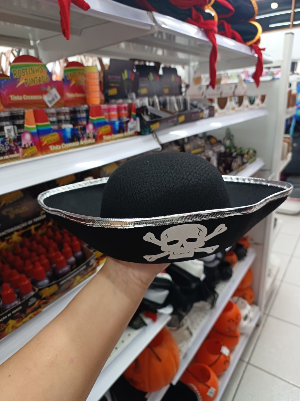 Chapéu pirata 3 pontas
