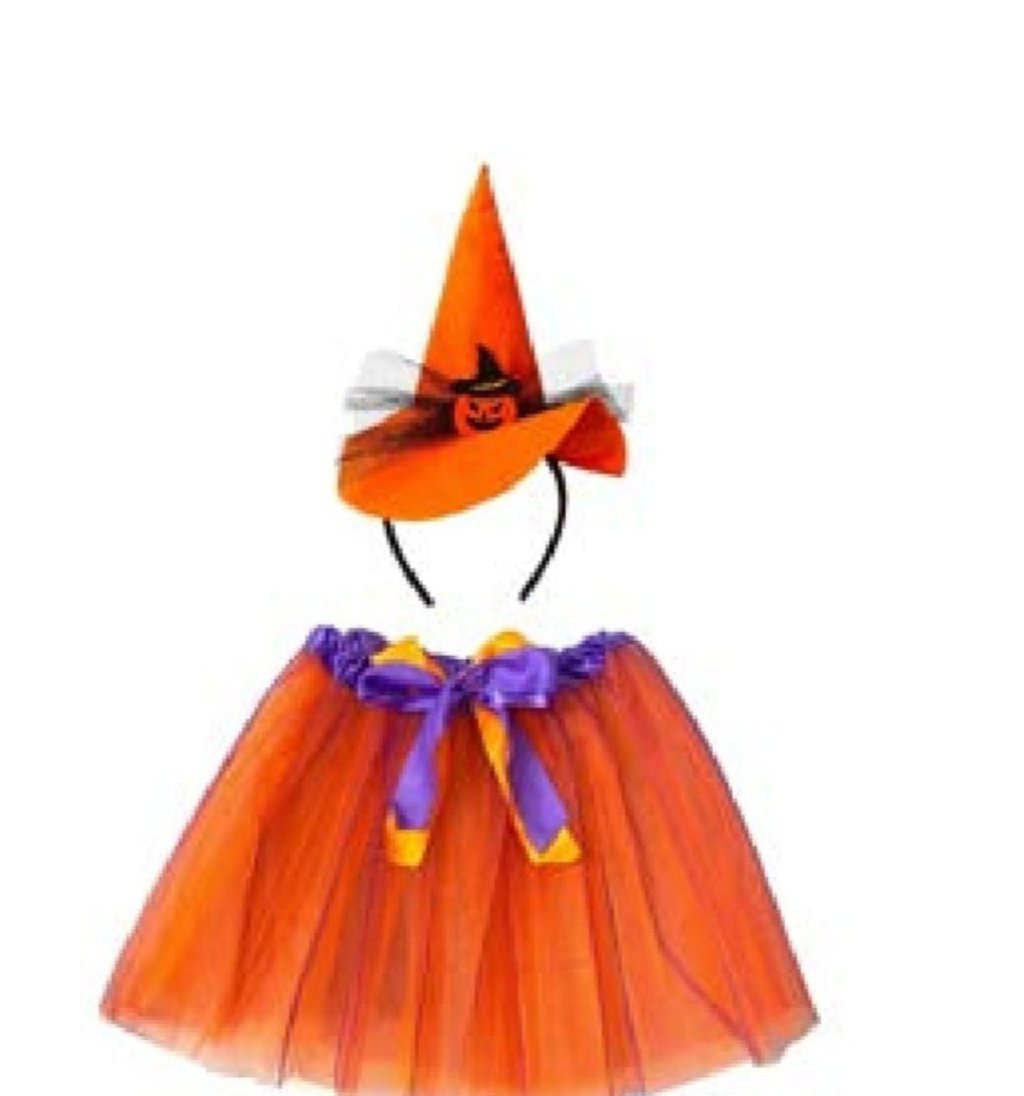 Fantasia Abóbora  com saia 35cm