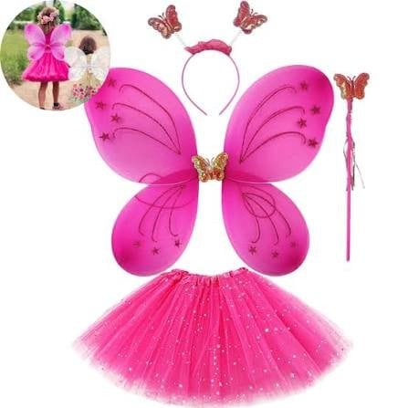 Fantasia borboleta kit Rosa