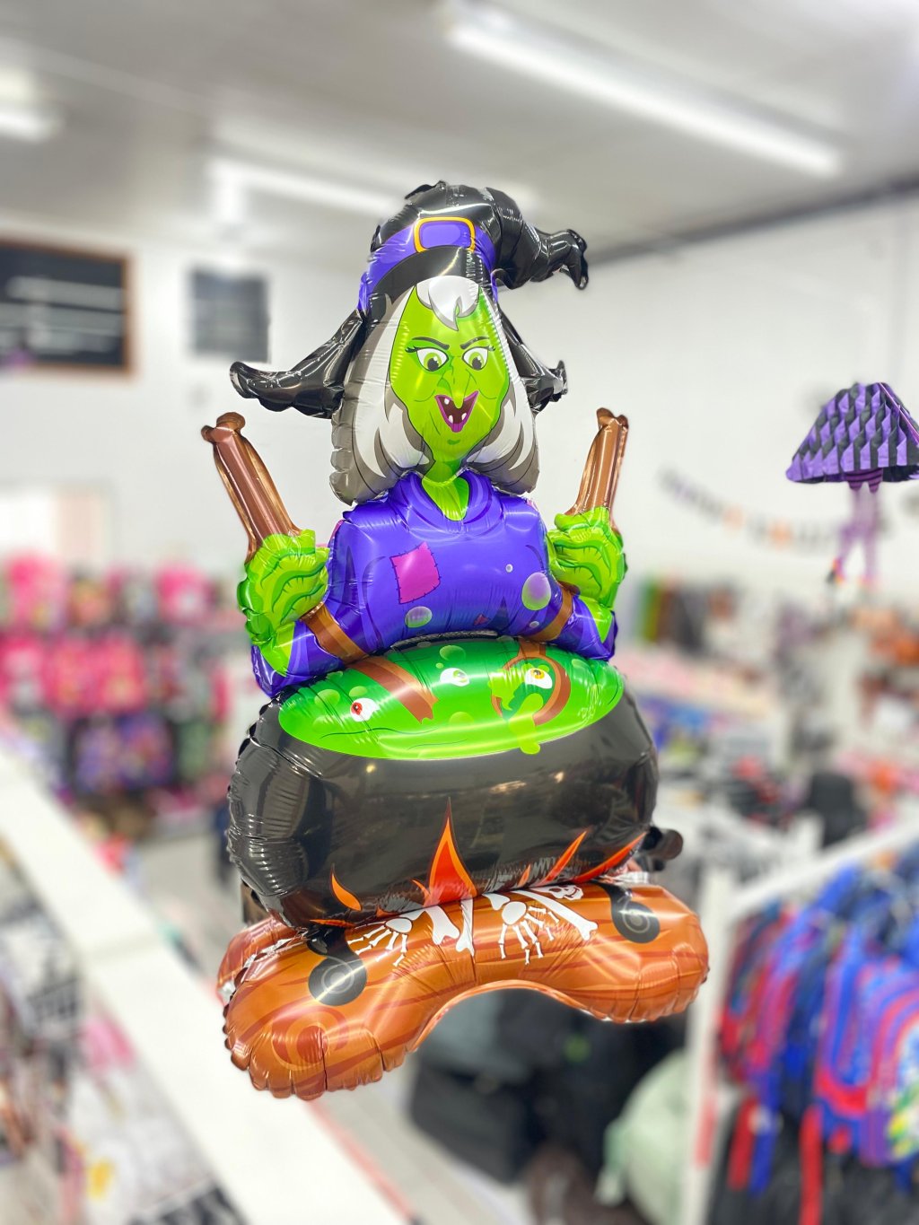 Balão metalizado Bruxa