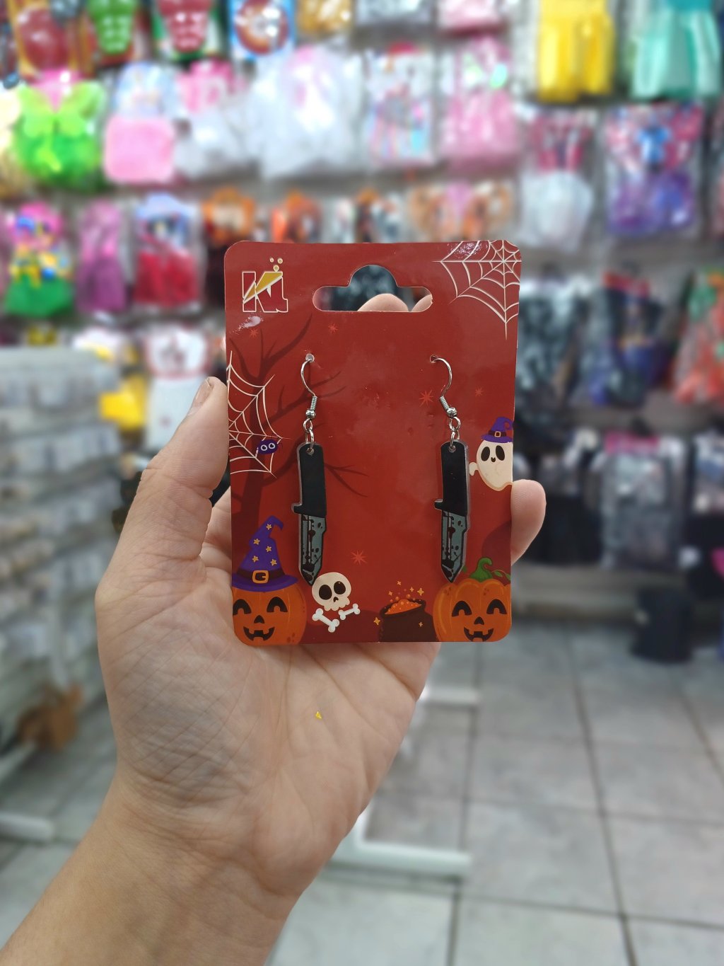 Brinco de Faca Hallowem 