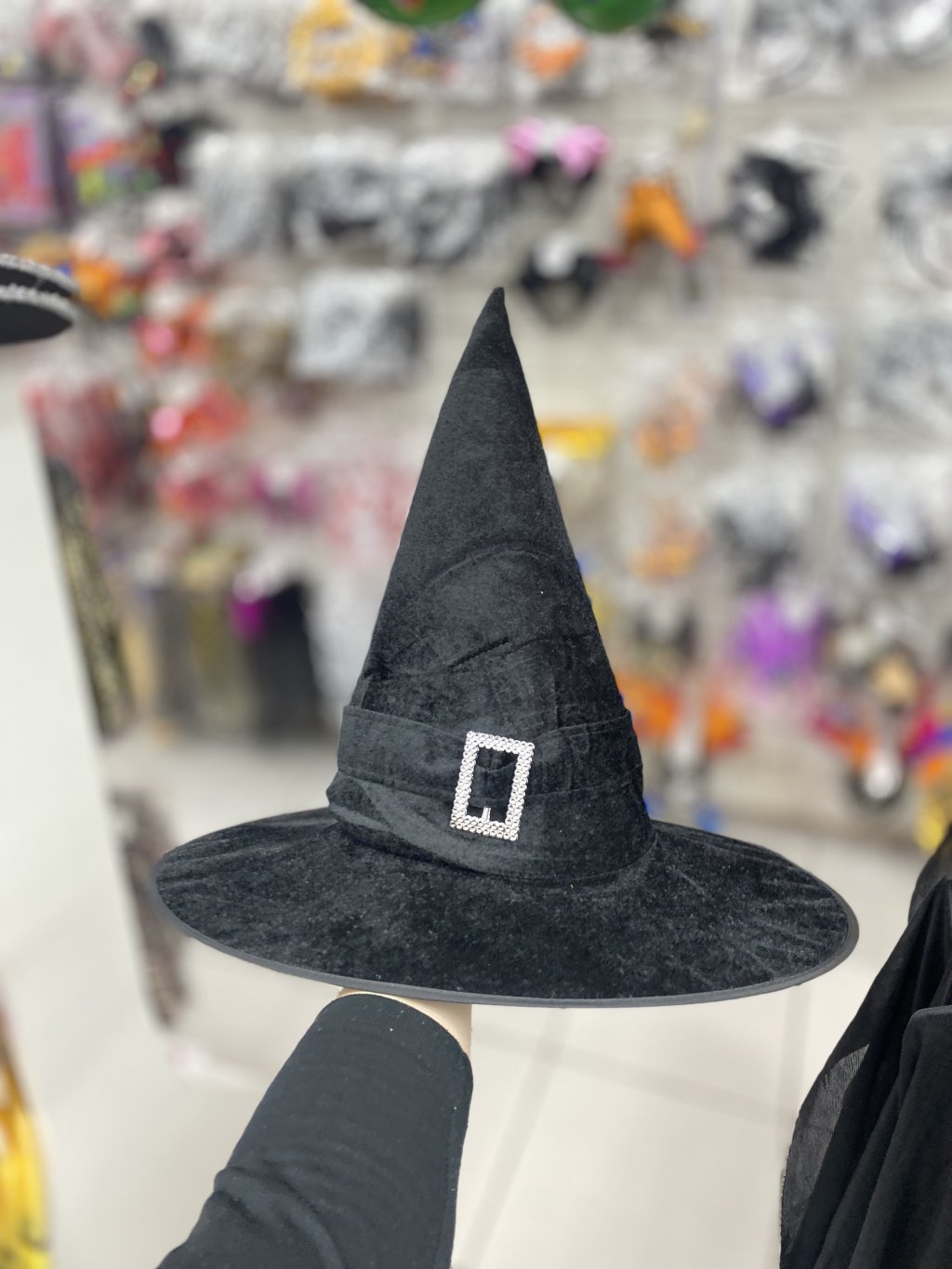 Chapéu de bruxa Fivea prata