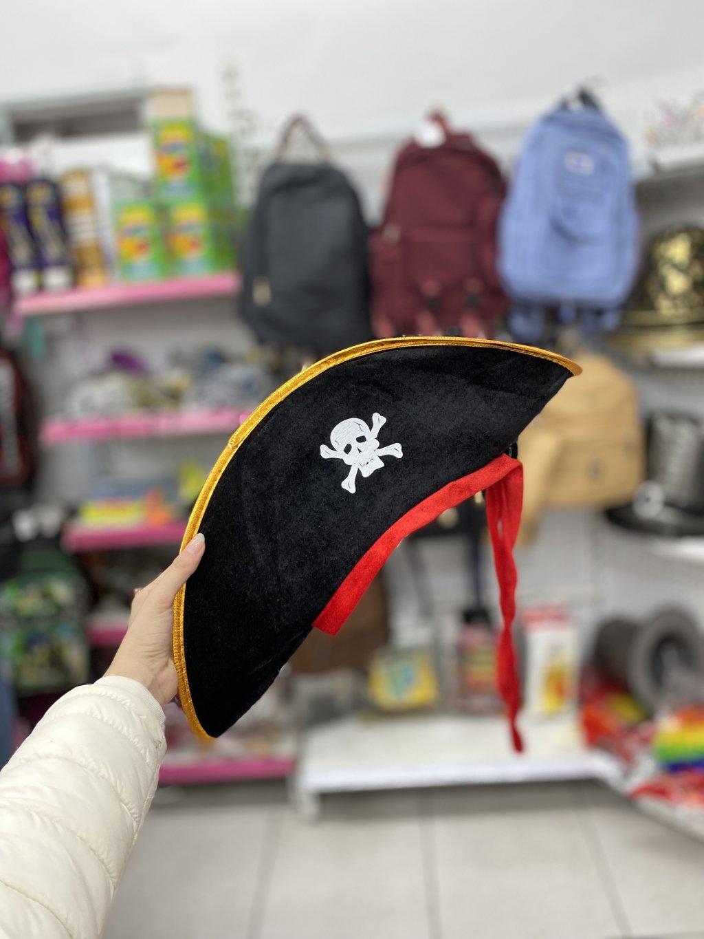 Chapéu de pirata com Lenço 