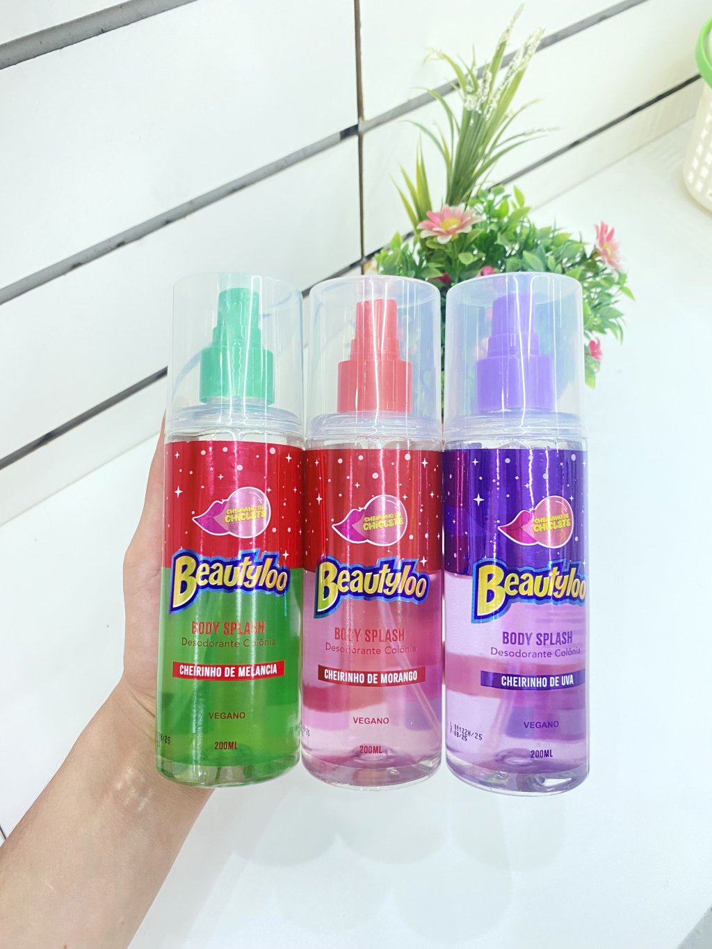 Body Splash Beauty Cheirinho de Chiclete 