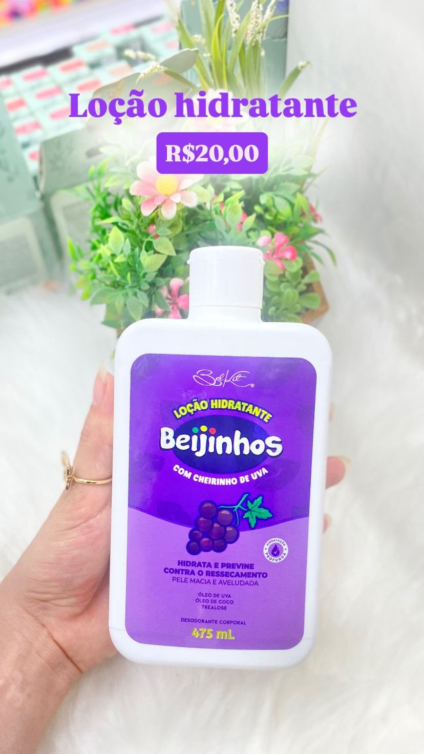 Loção Corporal beijinhos