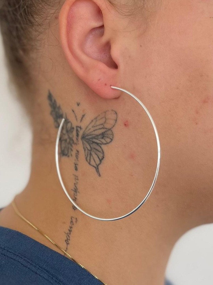 Brinco Argola Grande Prata