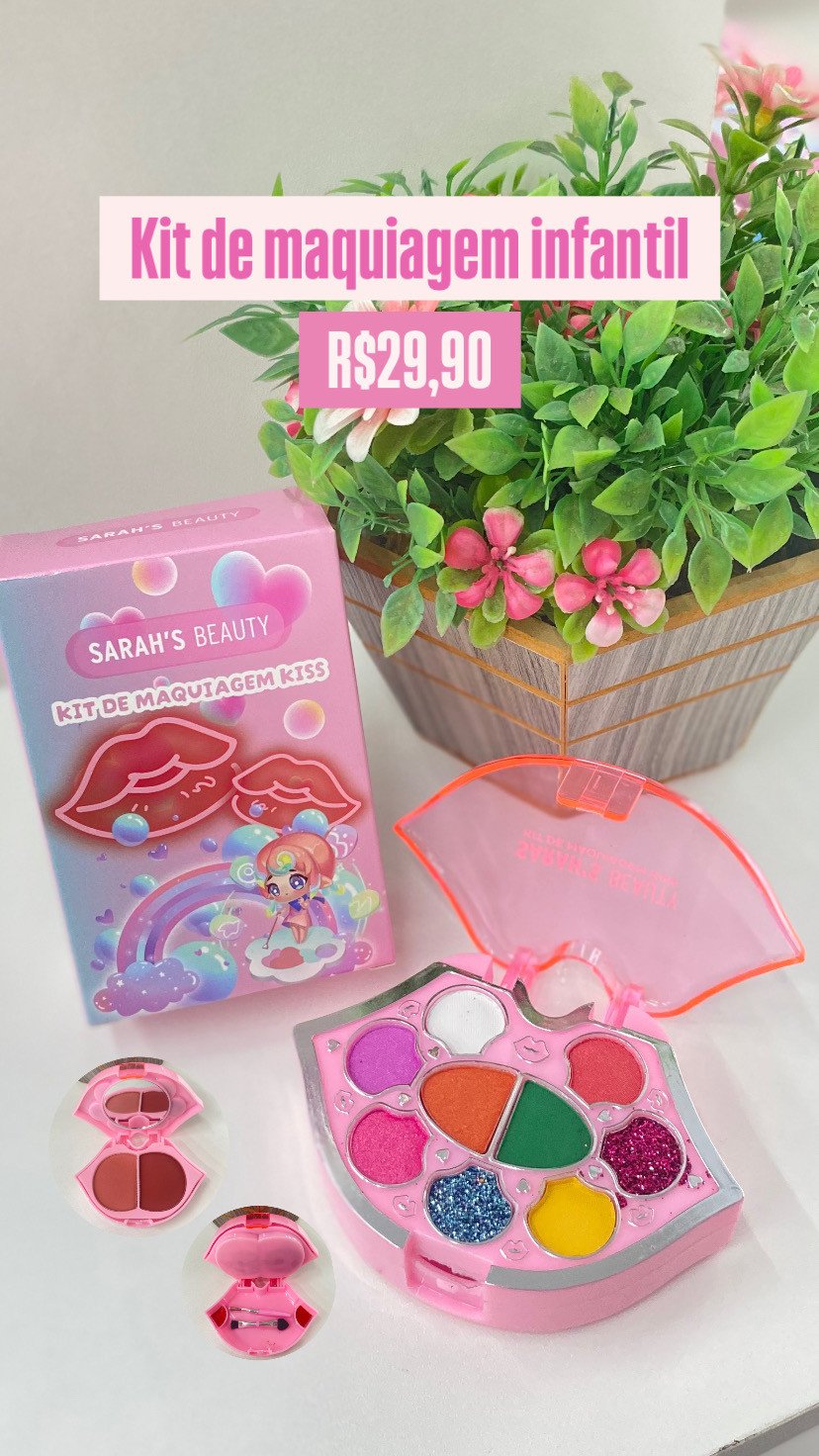 Kit de Maquiagem Infantil 