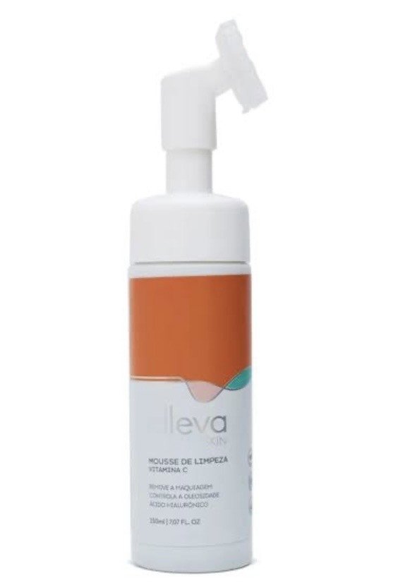 Mousse de limpeza facial Vitamina C