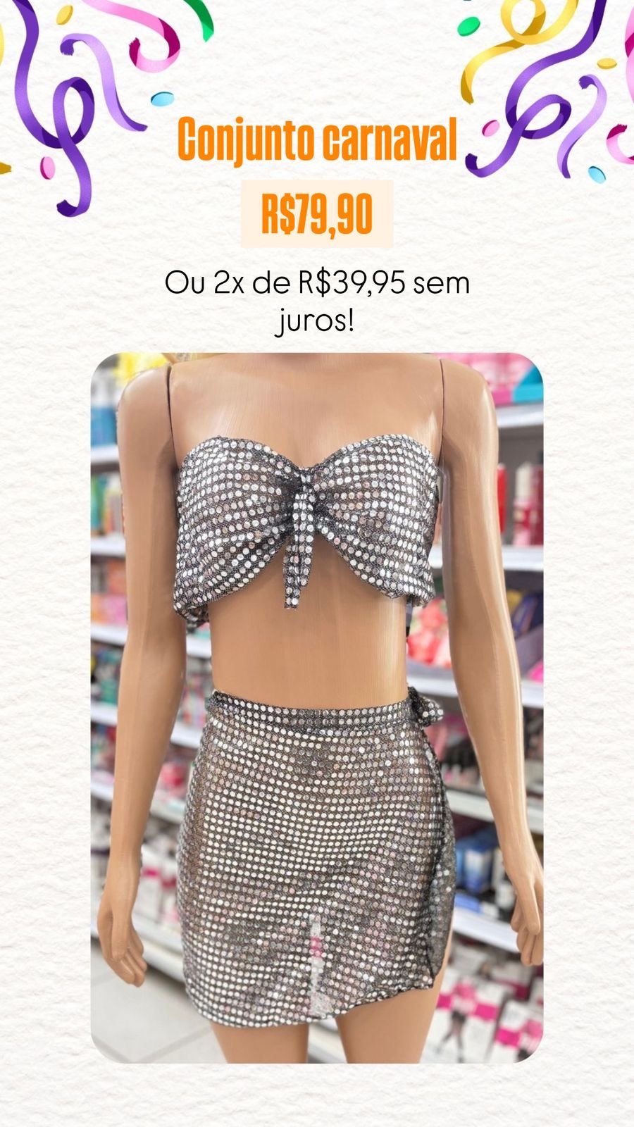 Conjunto em prata