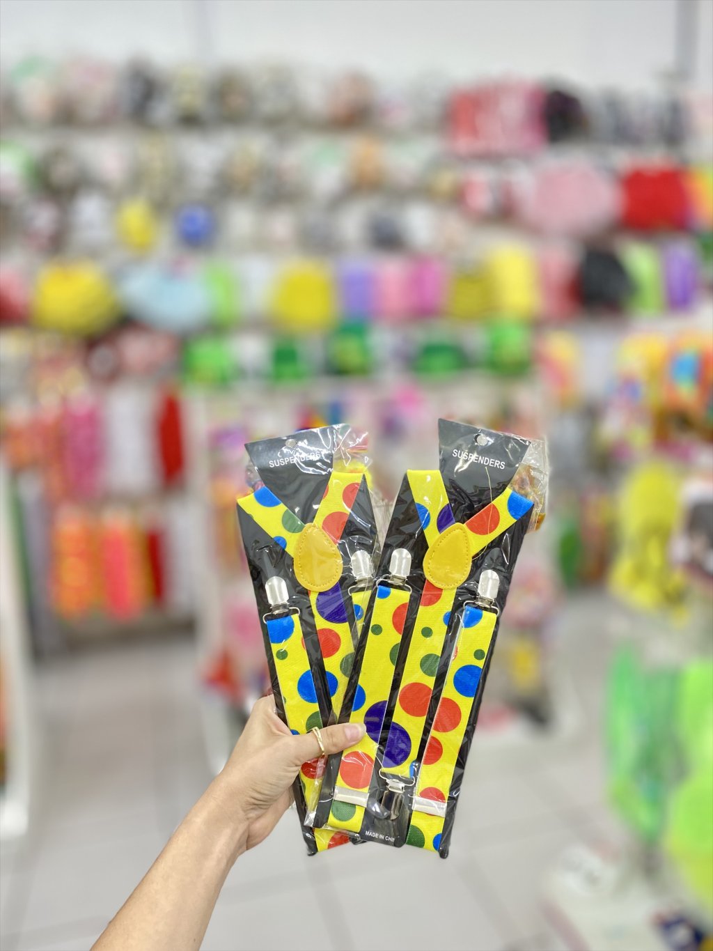 Suspensório Palhaço 