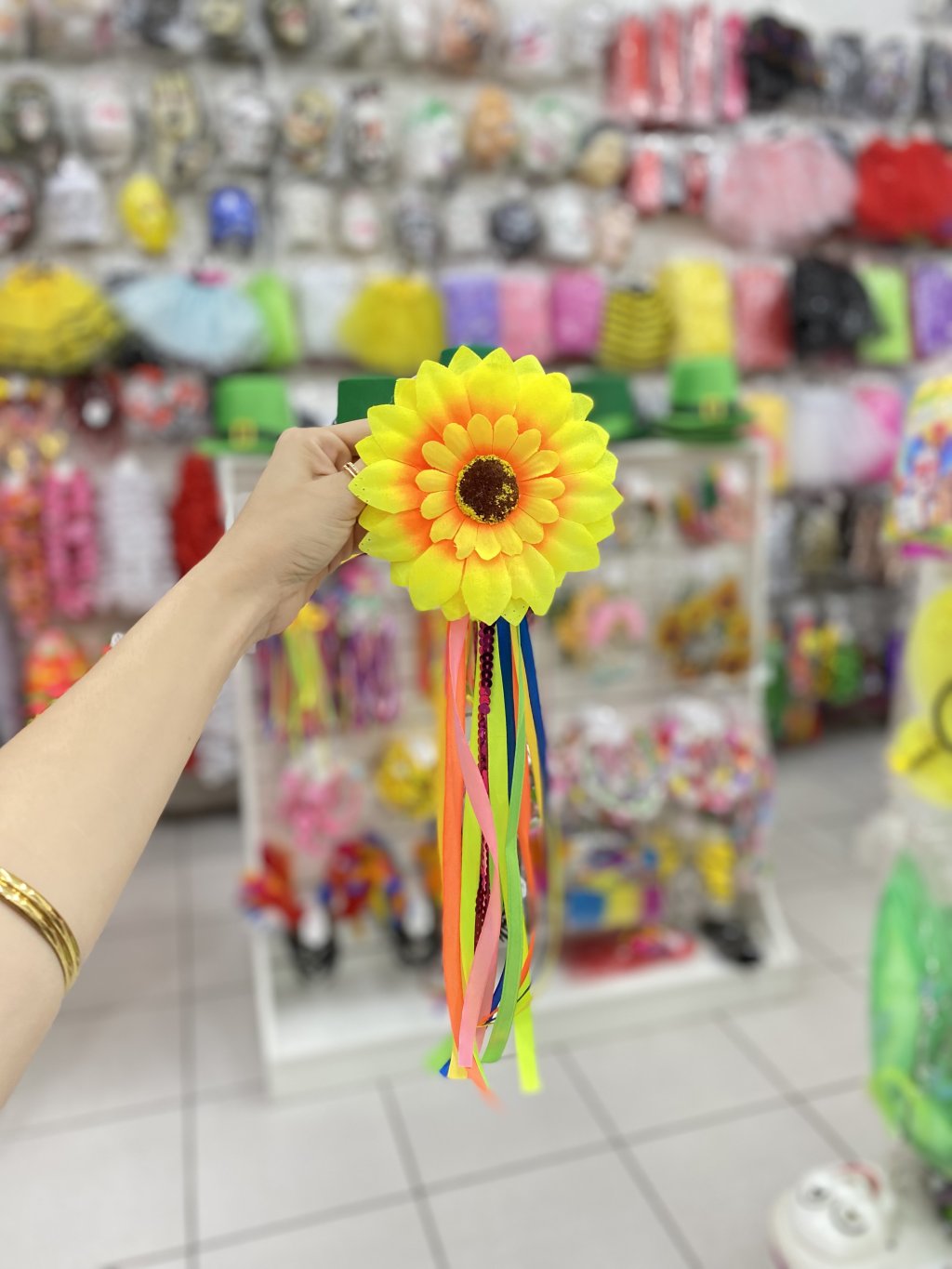 Presilha Girassol Bico de pato