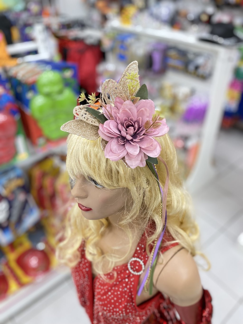 Tiara elaborada de Carnaval 