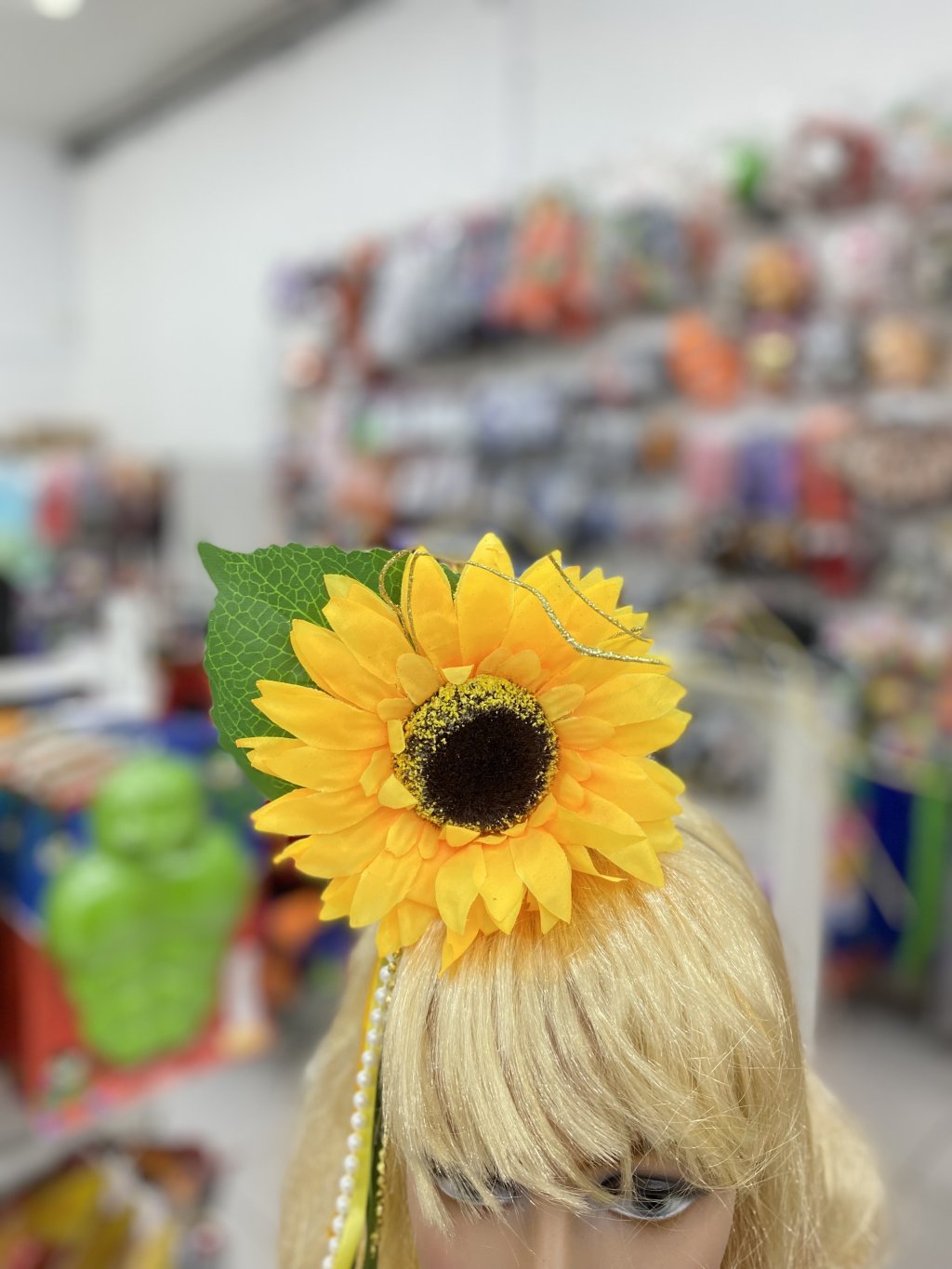 Tiara elaborada de Carnaval Girassol