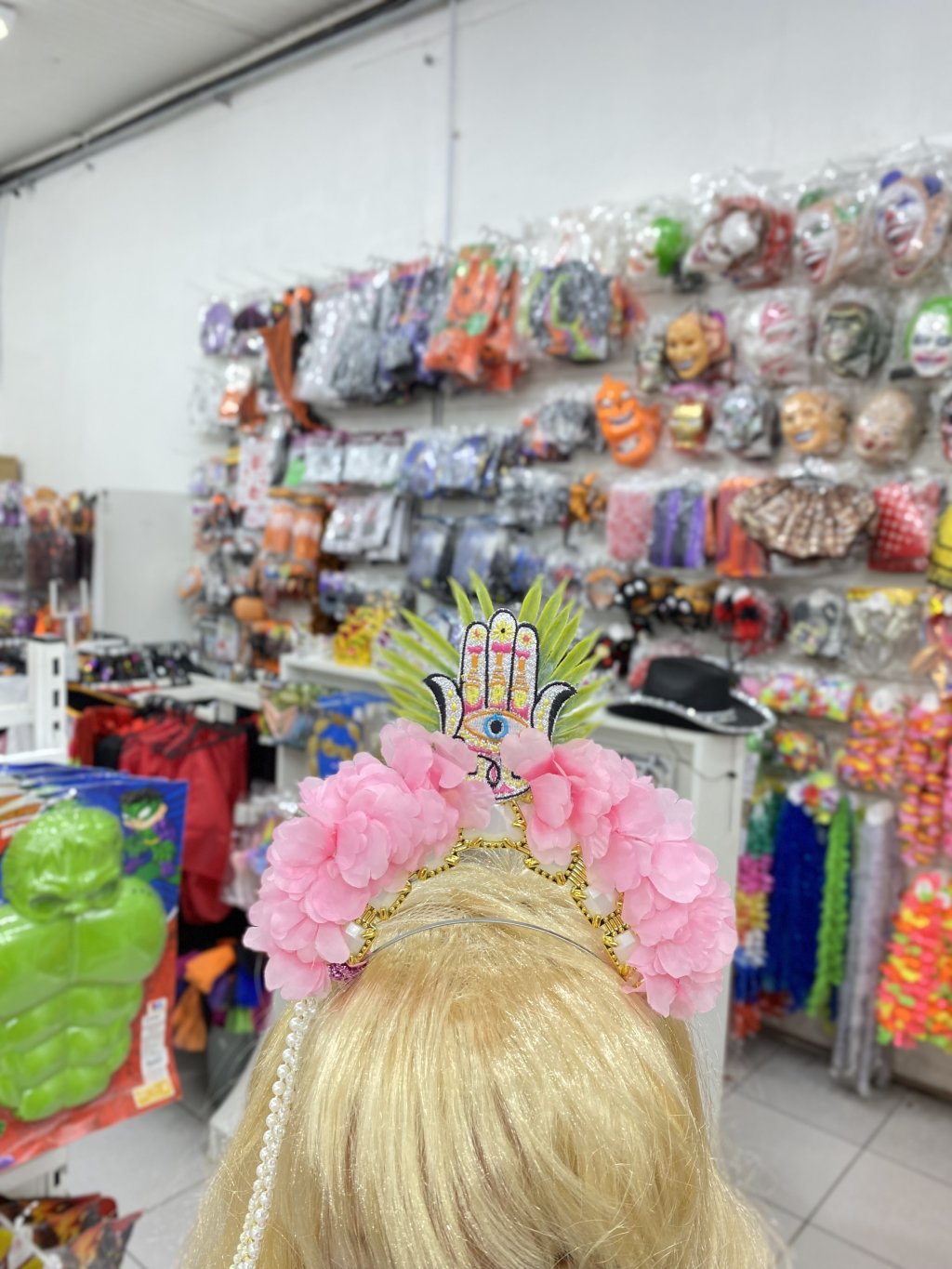 Tiara elaborada de Carnaval 