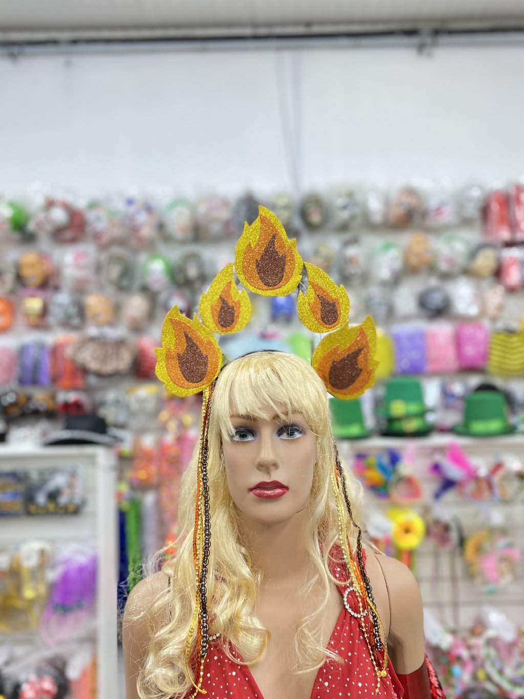 Tiara de carnaval elaborada