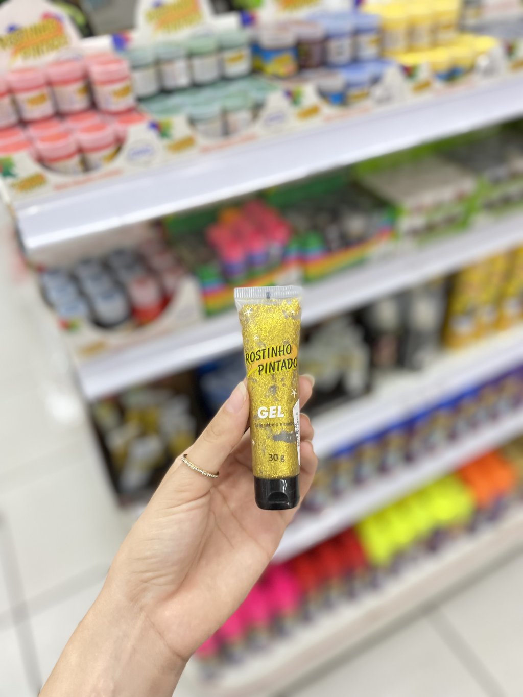 Gel glitter cabelo