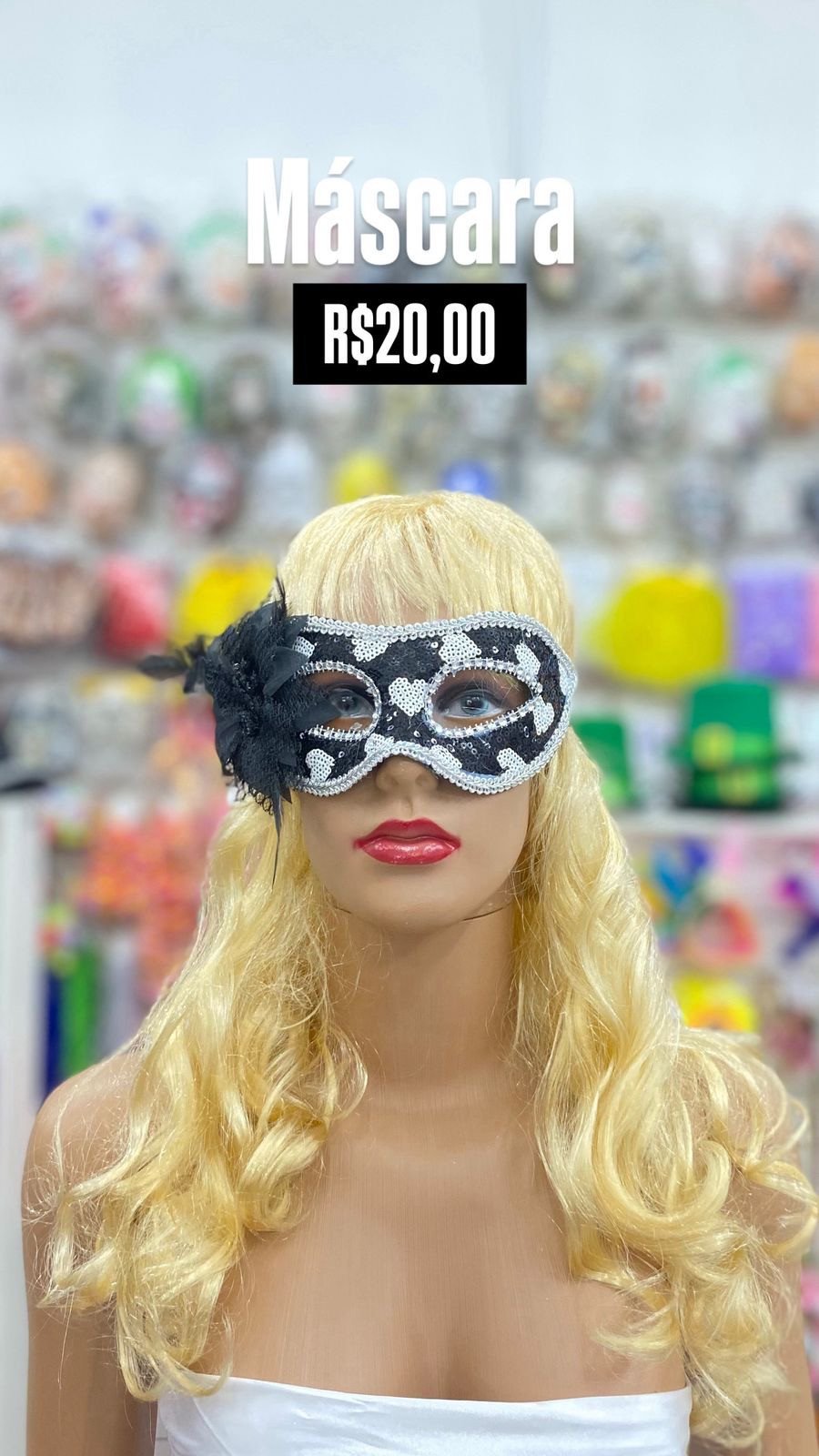 Máscara carnaval elaborada 