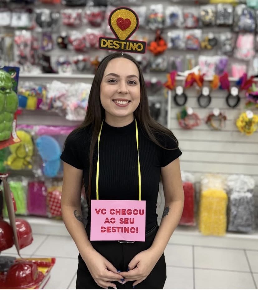 Placa você chegou ao seu destino 