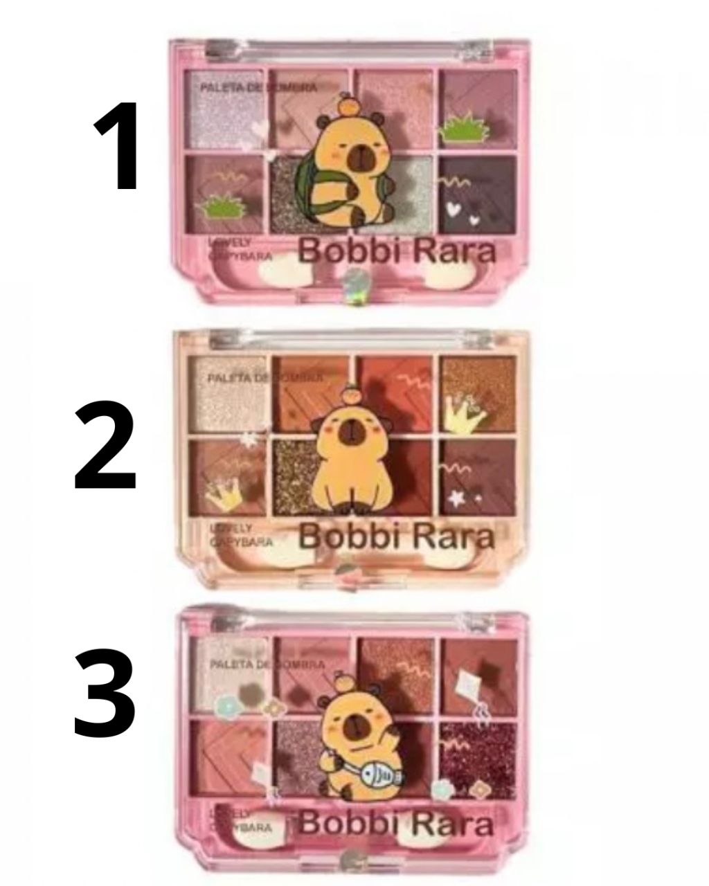 Paleta de sombra Lovely Capivara