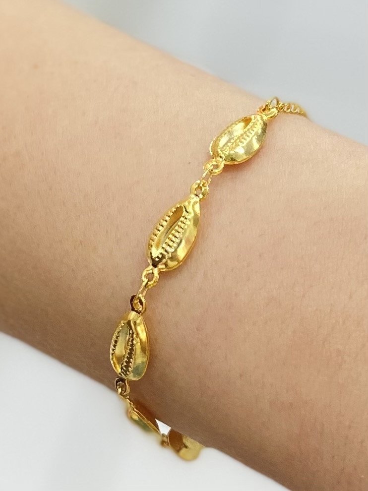 Pulseira folheada dourada 