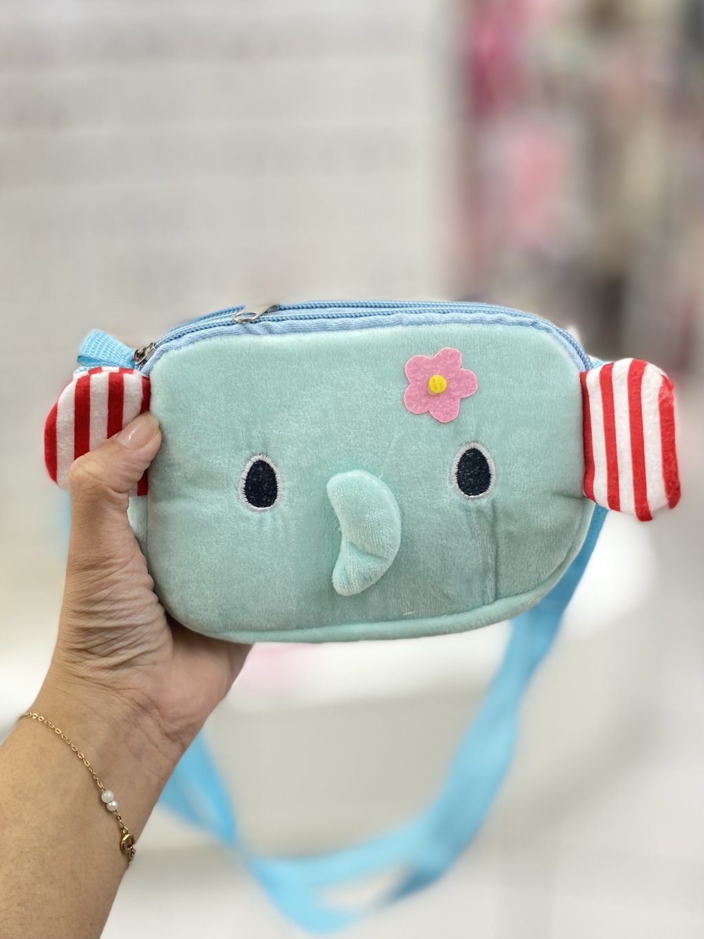 Bolsa pelúcia infantil 