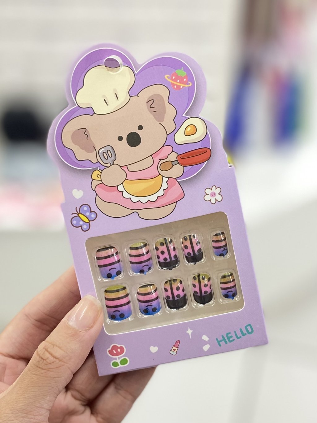 Uma postiça infantil 