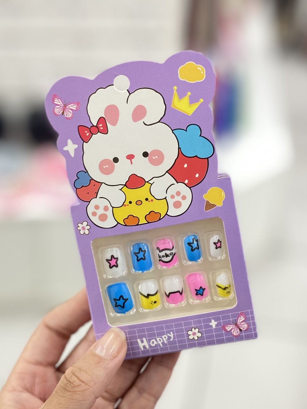 Unha postiça infantil 