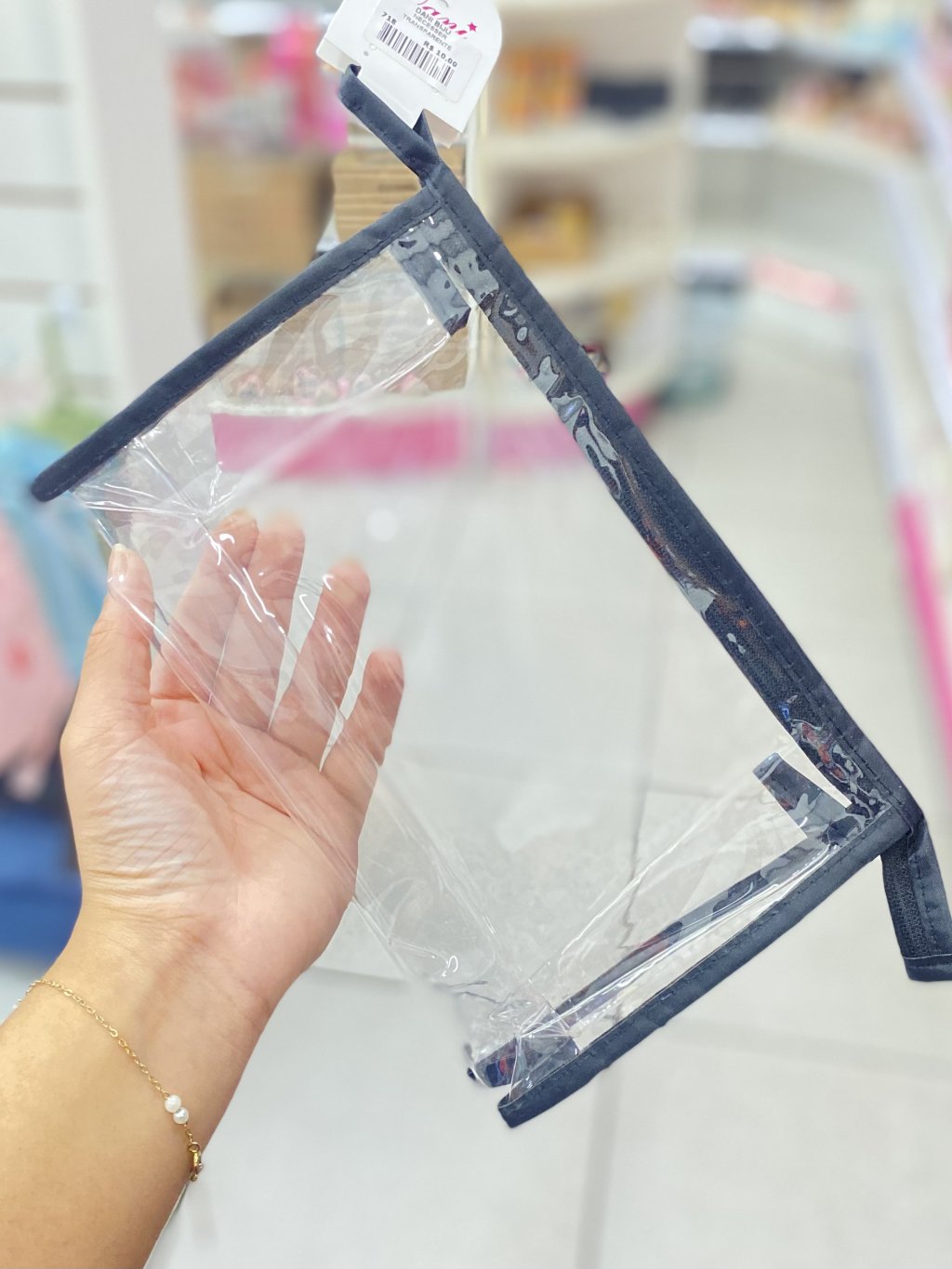 Necesser transparente 