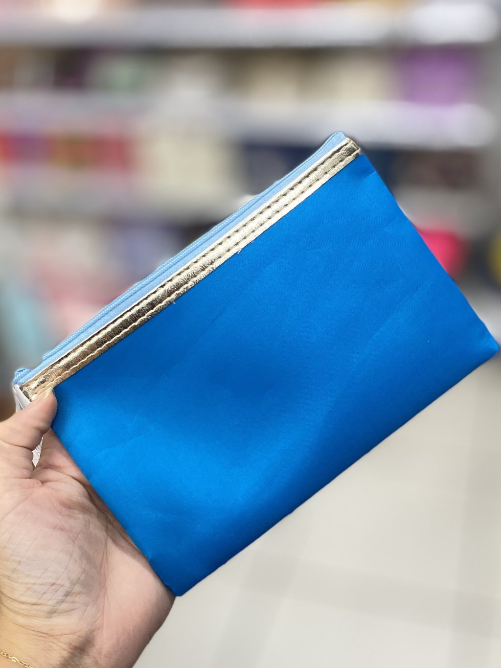 Necesser simples azul