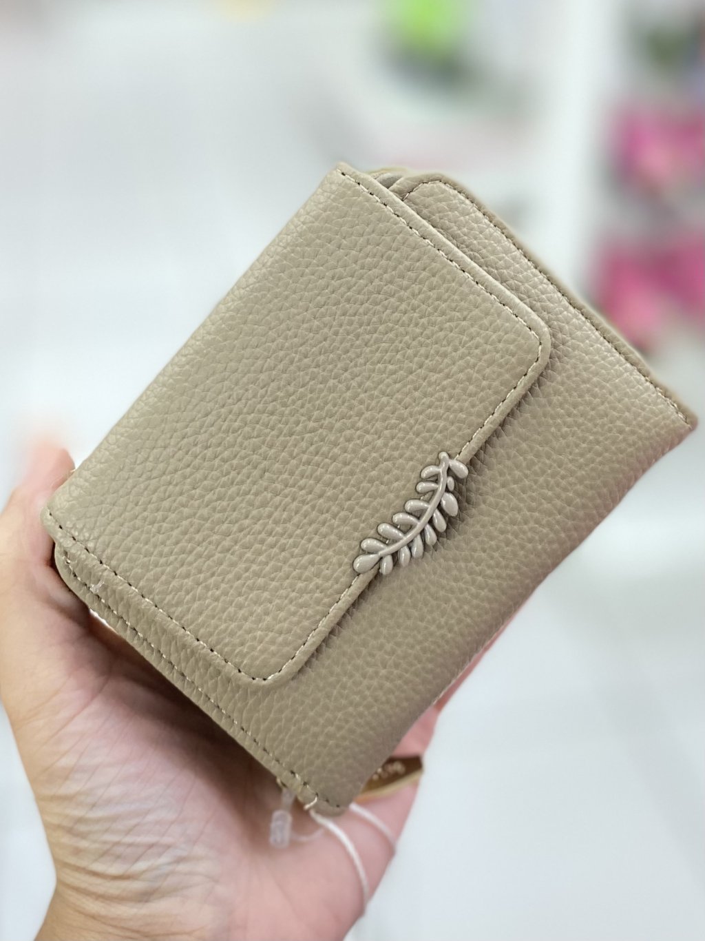 Carteira bege 