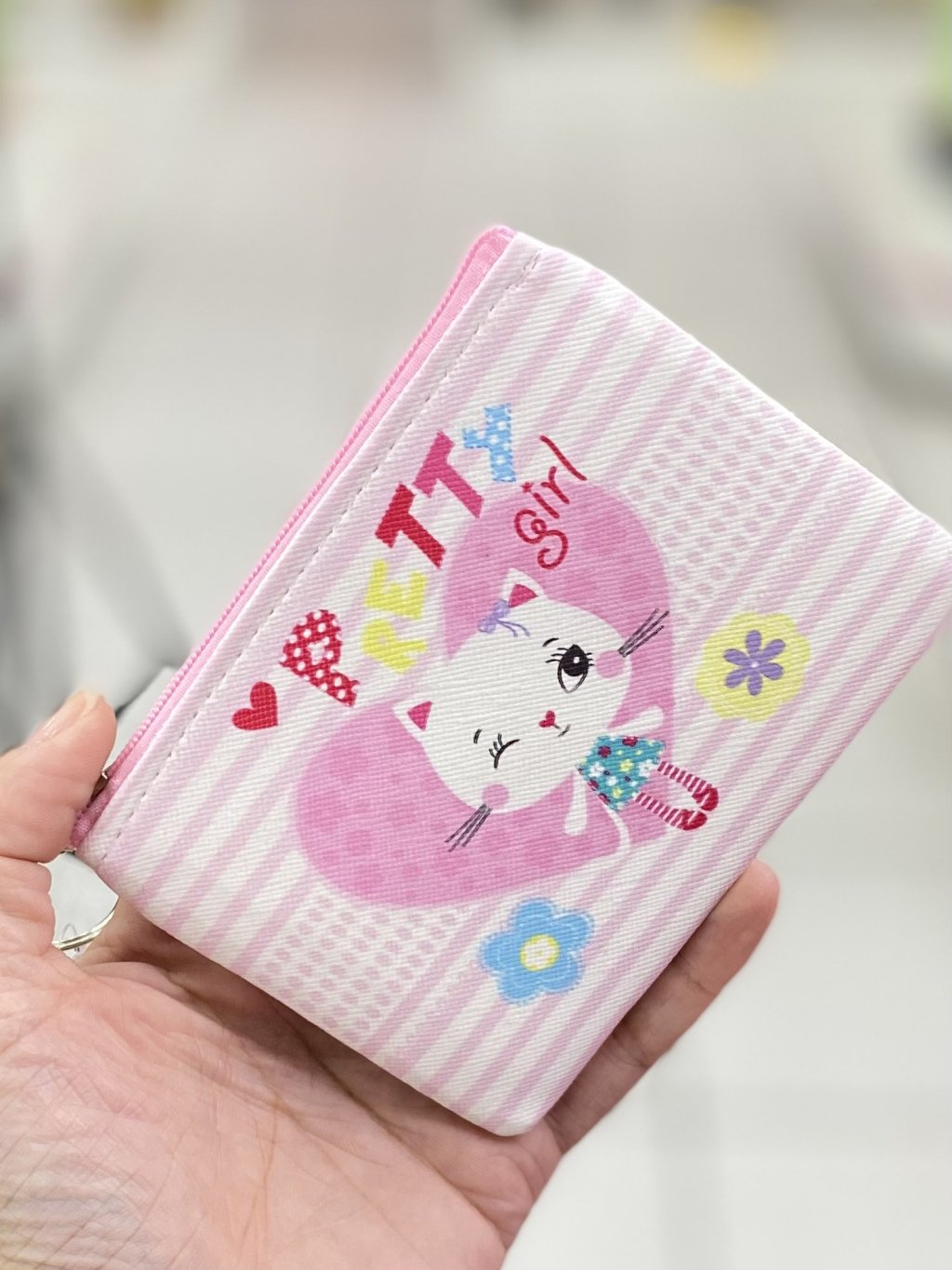 Niqueleira gatinha rosa