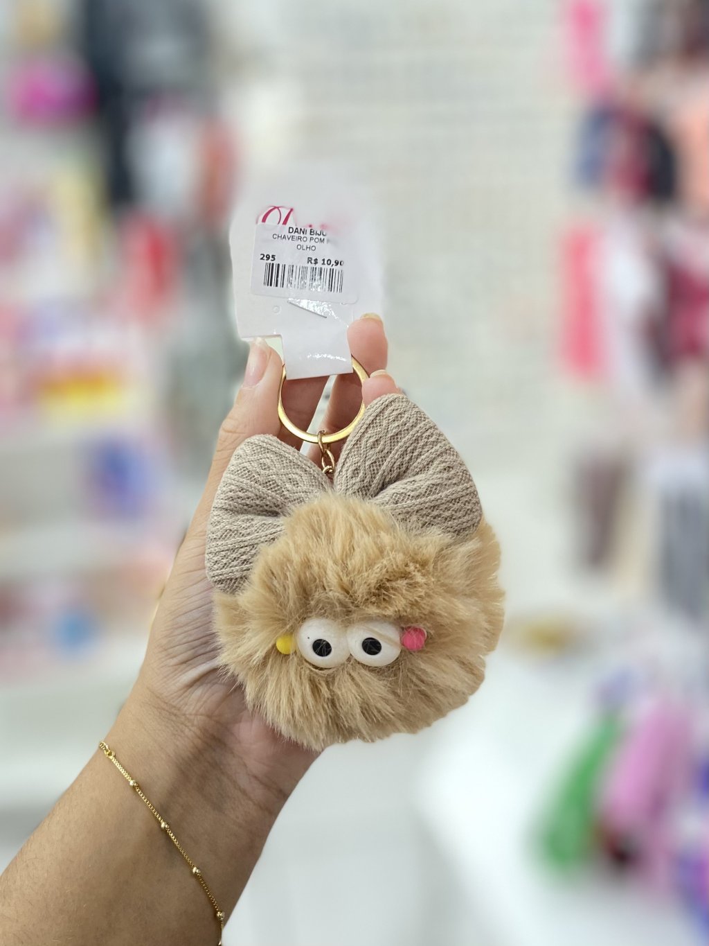 Chaveiro Pompom G olho 