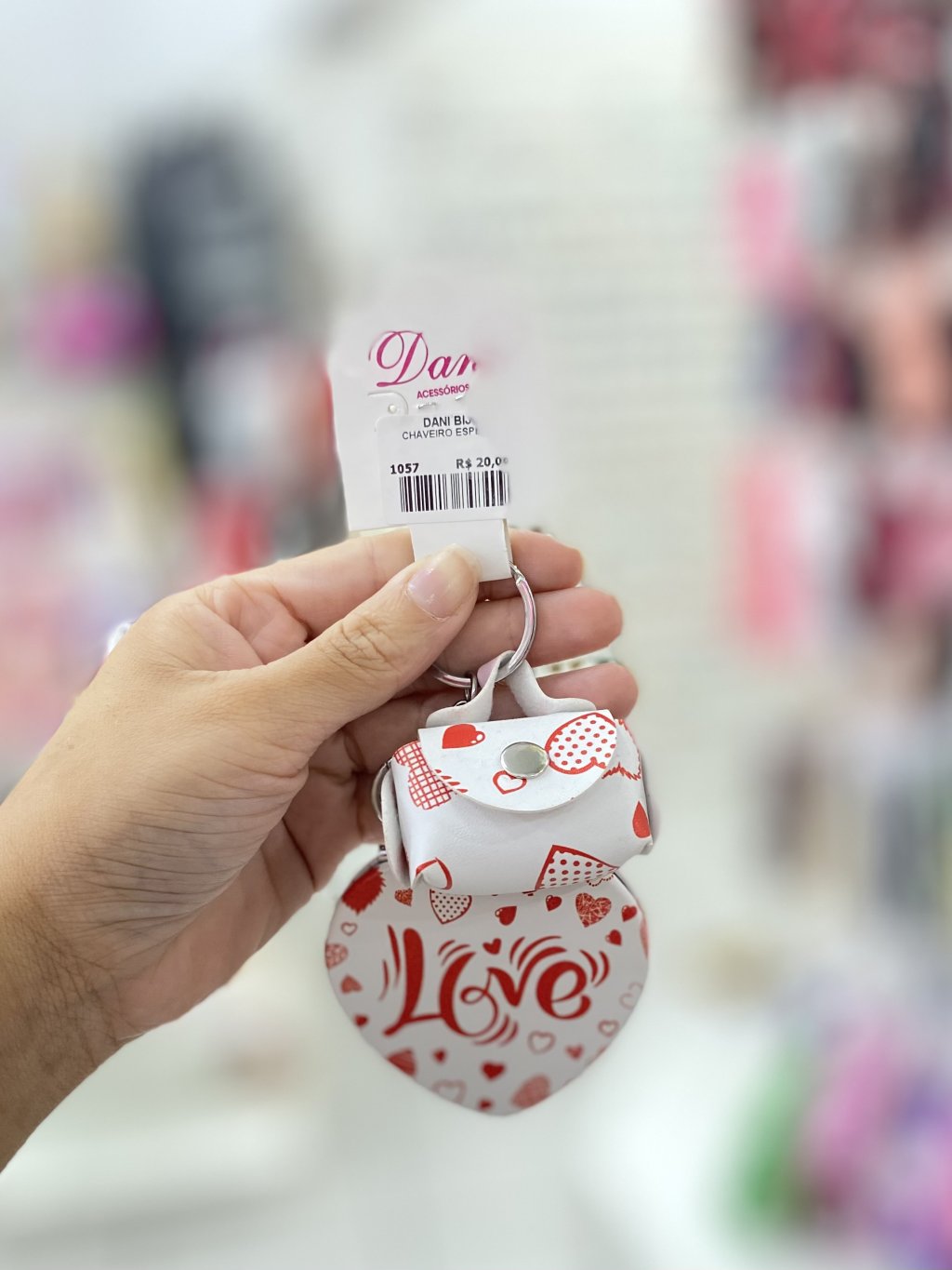 Chaveiro espelho e niqueleira 