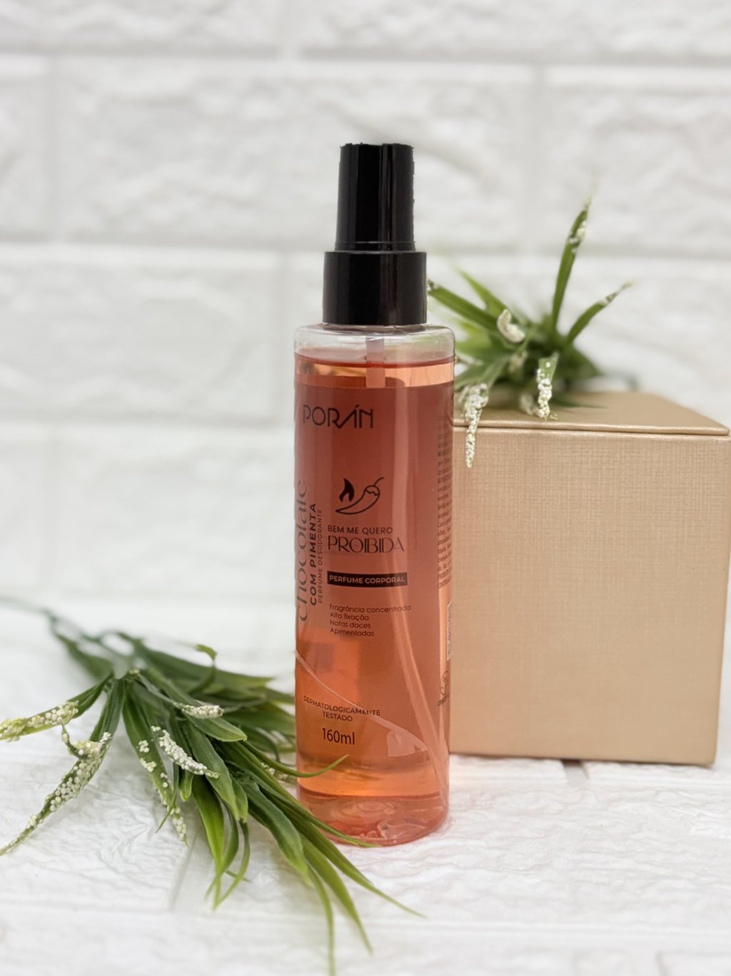 Body splash chocolate com pimenta 