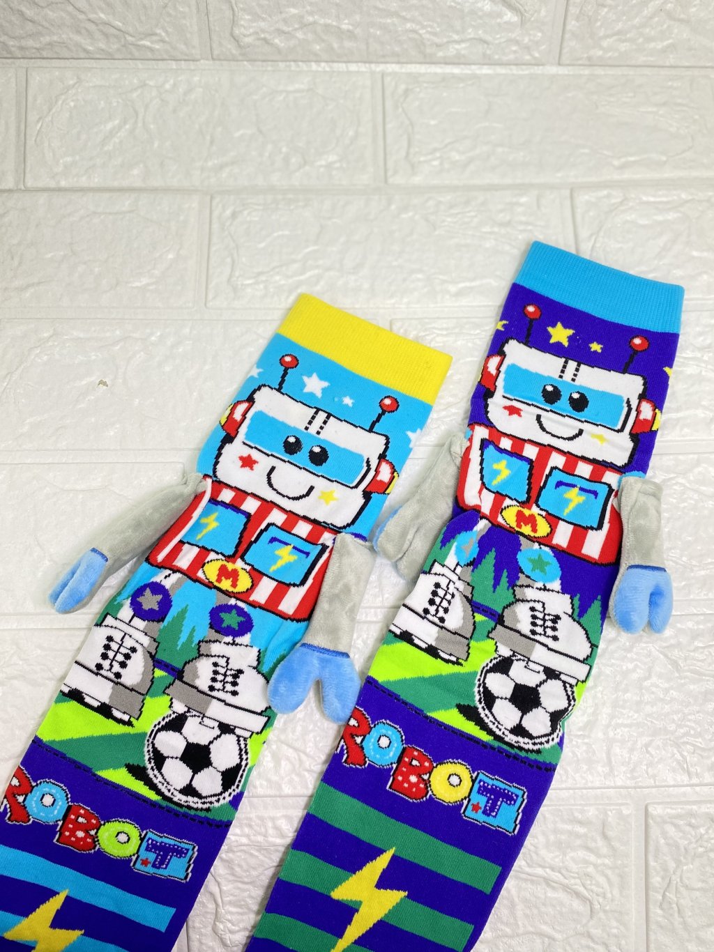 Meia Maluca braços de Robô 