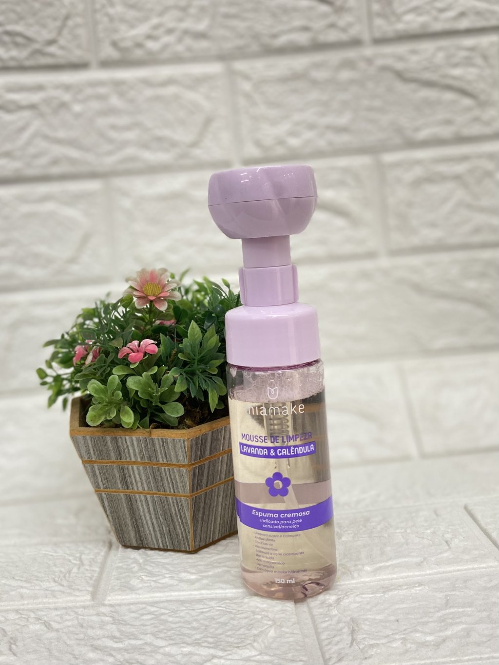 Sabonete Mousse Lavanda e Calêndula