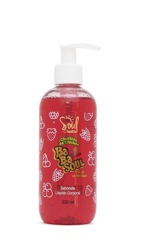 Sabonete líquido corporal frutas vermelhas 