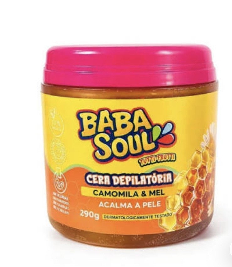 Cera depilatória camomila e mel Tutti frutti 