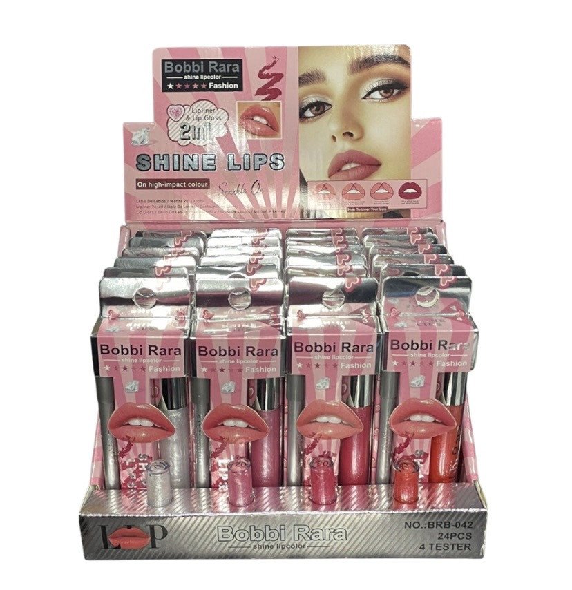 Kit labial gloss + lápis bobo 