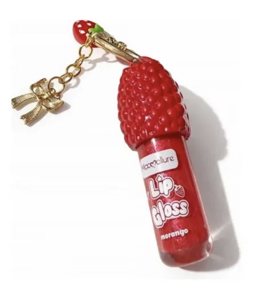 Gloss chaveiro framboesa 