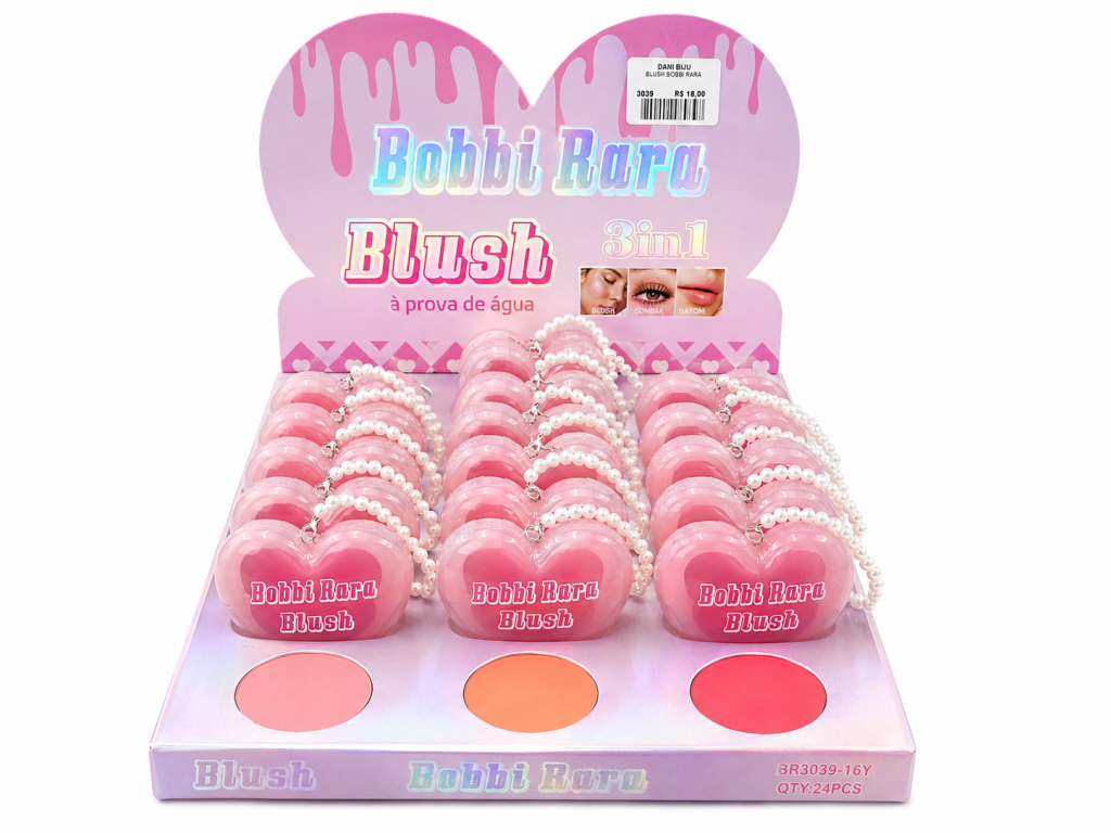 Blush à prova de água 3 em 1