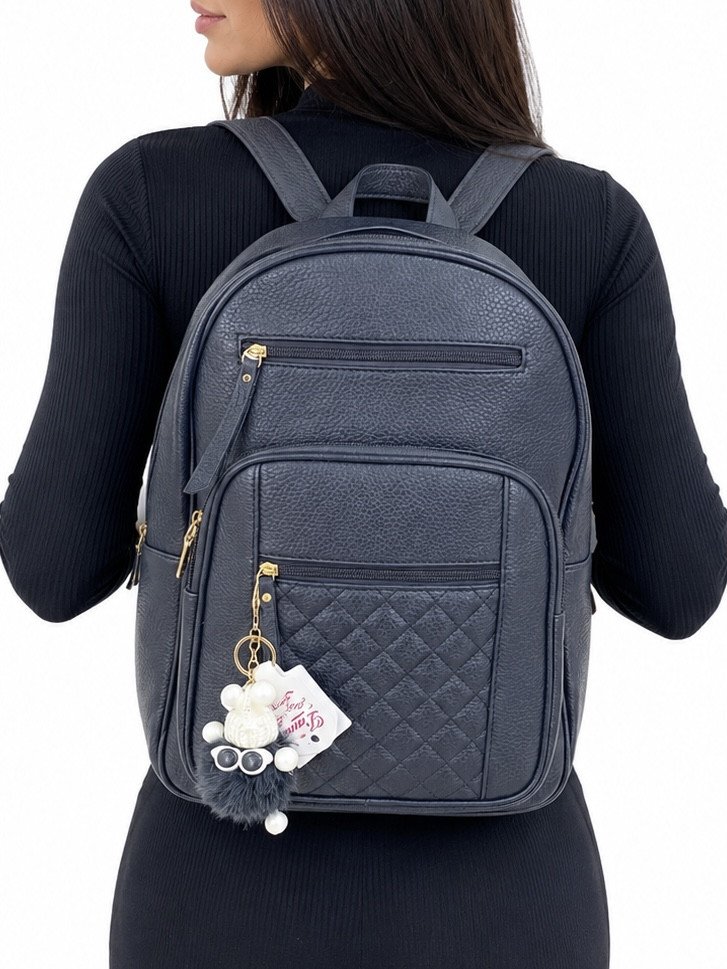 Mochila  vulcouro preta 