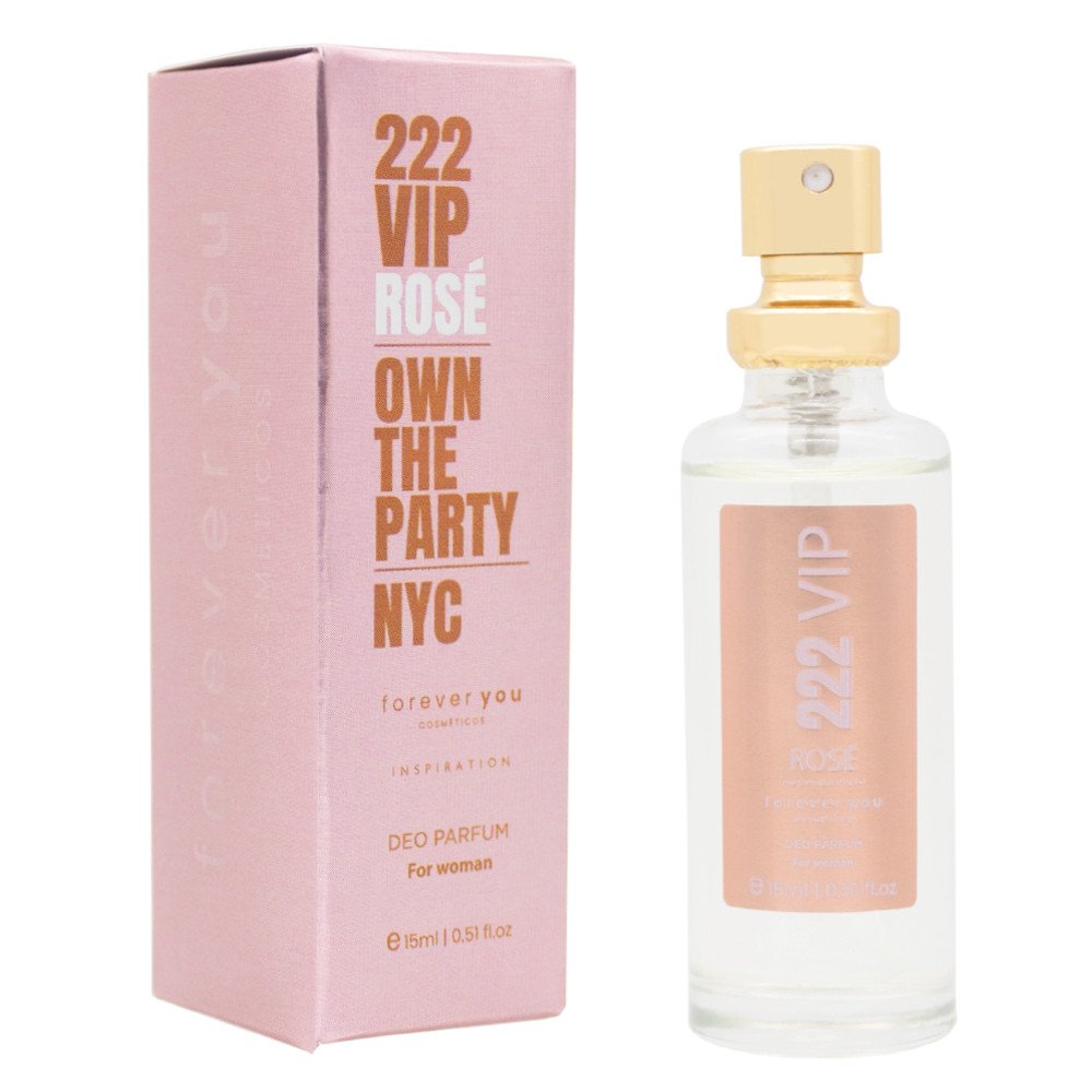 Deo perfum 222 vip rose 15ml