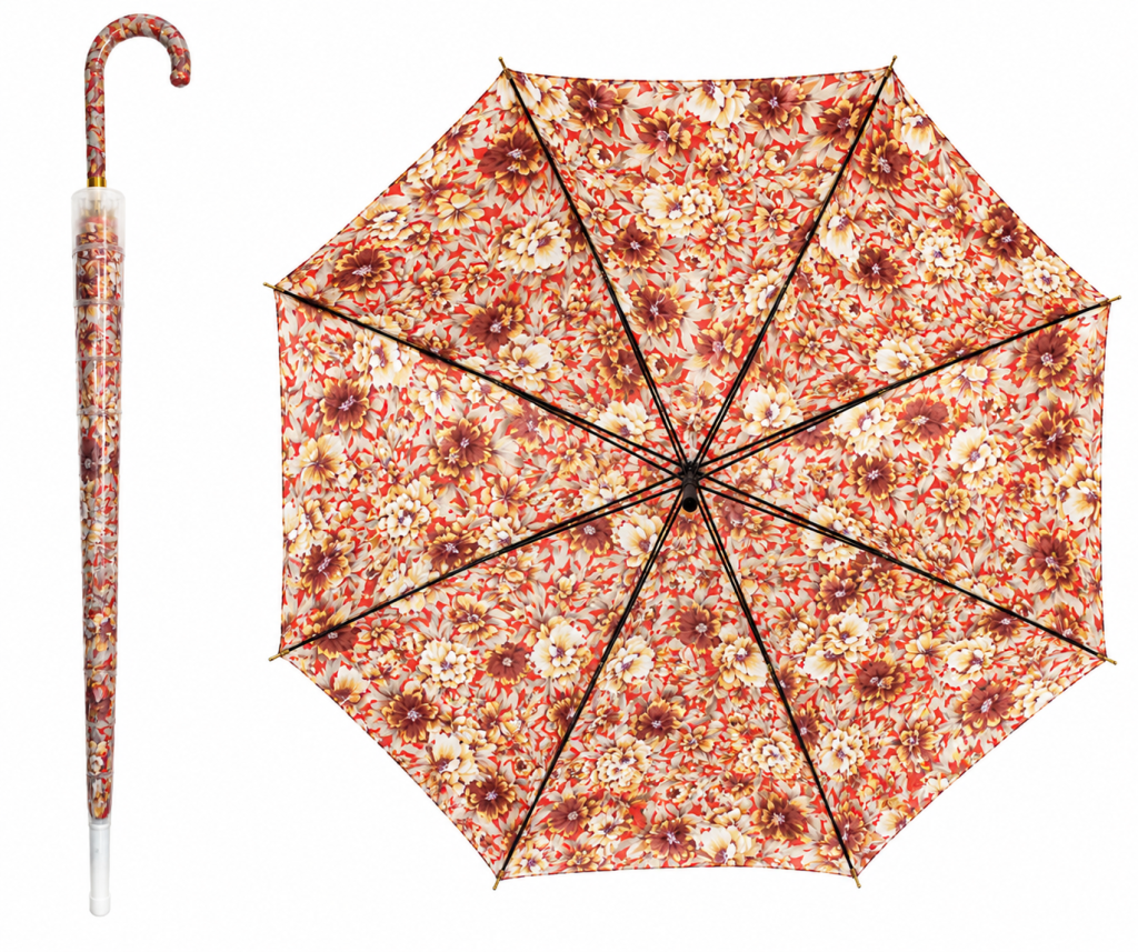Guarda chuva copinho estampa outono florarl