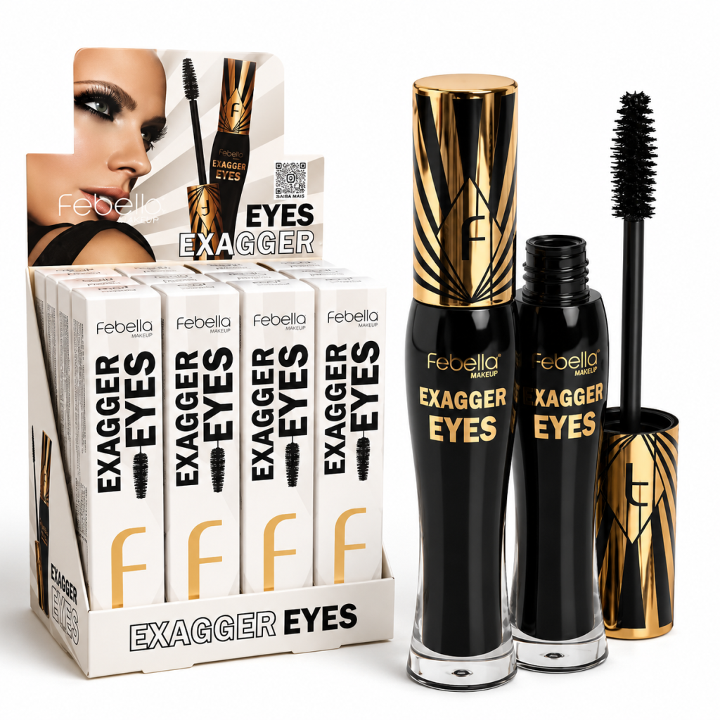 Mascara de Cilios Preta Exagger Eyes