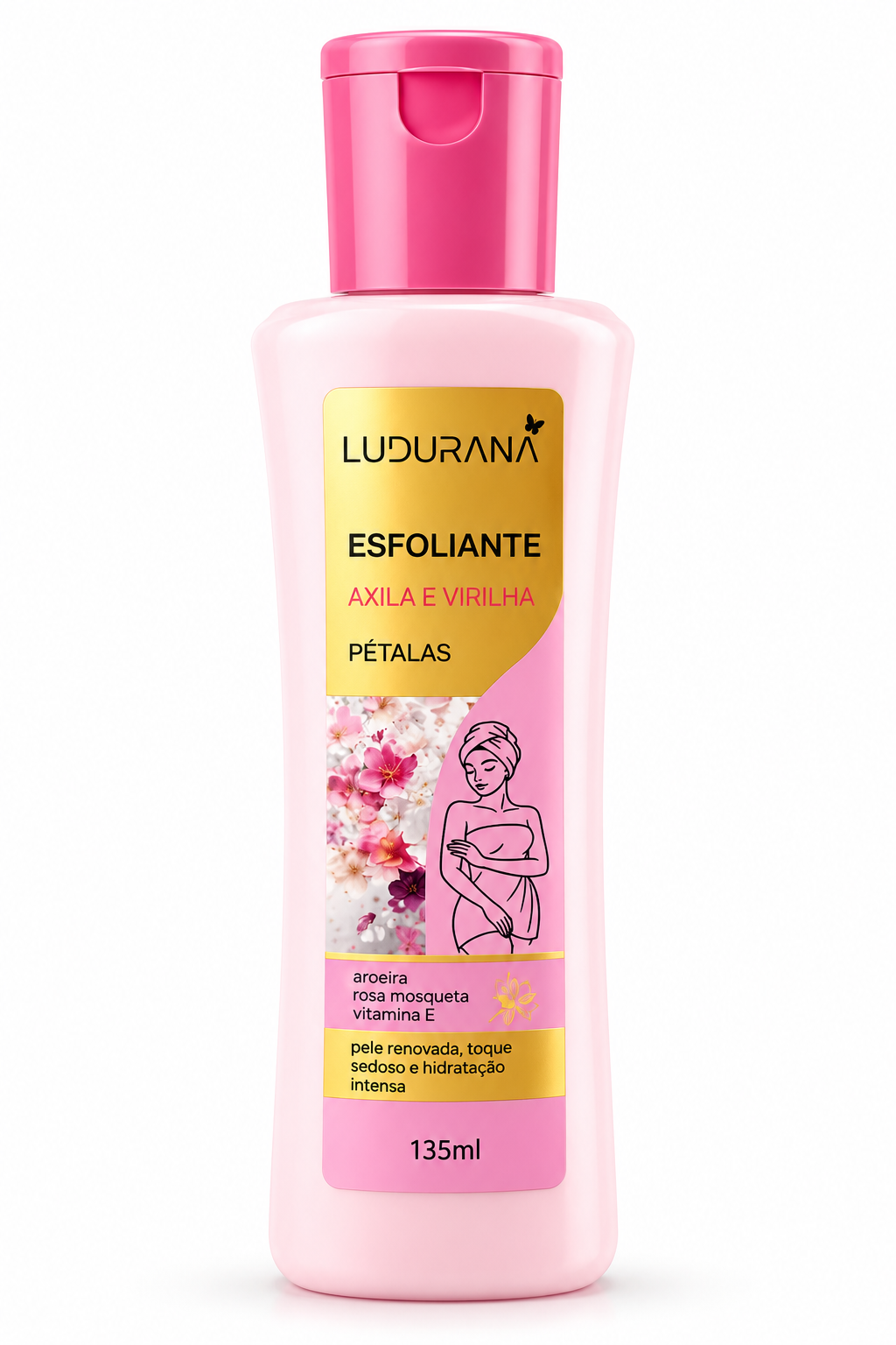 Esfoliante axila e virilha pétalas 